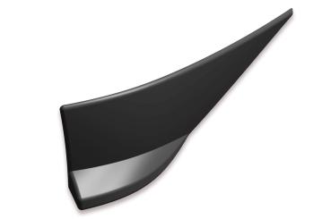 CSR Diffusor | Heckansatz mit ABE für VW Golf 7 (Typ AU) HA235-S strukturiert schwarz matt (keine Lackierung erforderlich)