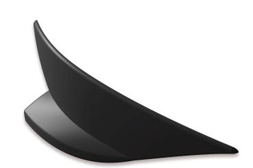 CSR Diffusor | Heckansatz mit ABE für VW Golf 7 (Typ AU) HA235-S strukturiert schwarz matt (keine Lackierung erforderlich)