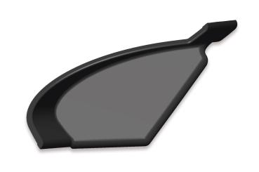 CSR Diffusor | Heckansatz mit ABE für VW Golf 7 Basis HA236-S strukturiert schwarz matt (keine Lackierung erforderlich)