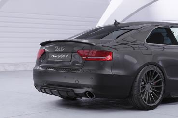 CSR Diffusor | Heckansatz mit ABE für Audi A5 8T Basis HA238-S strukturiert schwarz matt (keine Lackierung erforderlich)