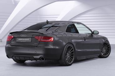 CSR Diffusor | Heckansatz mit ABE für Audi A5 8T Basis HA238-S strukturiert schwarz matt (keine Lackierung erforderlich)