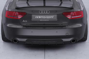 CSR Diffusor | Heckansatz mit ABE für Audi A5 8T Basis HA238-S strukturiert schwarz matt (keine Lackierung erforderlich)