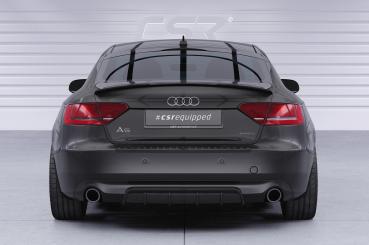 CSR Diffusor | Heckansatz mit ABE für Audi A5 8T Basis HA238-S strukturiert schwarz matt (keine Lackierung erforderlich)