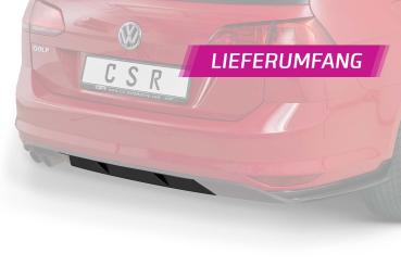 CSR Diffusor | Heckansatz mit ABE für VW Golf 7 Variant (vor Facelift) HA239-L Lackierung erforderlich (unlackiert roh)