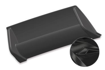 CSR Diffusor | Heckansatz mit ABE für VW Golf 7 GTI / GTD / GTE HA240-G Glossy schwarz Hochglanz (keine Lackierung erforderlich)