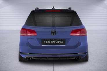 CSR Diffusor | Heckansatz mit ABE für VW Passat B7 Typ 3C Variant HA243-S strukturiert schwarz matt (keine Lackierung erforderlich)