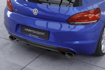CSR Diffusor | Heckansatz mit ABE für VW Scirocco 3 R HA247-C Carbon Look Hochglanz (keine Lackierung erforderlich)