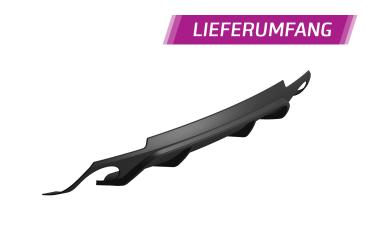 CSR Diffusor | Heckansatz mit ABE für VW Scirocco 3 R HA247-C Carbon Look Hochglanz (keine Lackierung erforderlich)