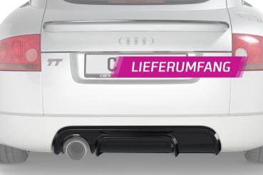 CSR Diffusor | Heckansatz mit ABE für Audi TT 8N HA248-G Glossy schwarz Hochglanz (keine Lackierung erforderlich)
