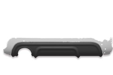 CSR Diffusor | Heckansatz mit ABE für Audi TT 8N HA248-G Glossy schwarz Hochglanz (keine Lackierung erforderlich)