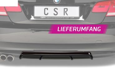 CSR Diffusor | Heckansatz mit ABE für BMW 3er E92 / E93 HA250-C Carbon Look Hochglanz (keine Lackierung erforderlich)