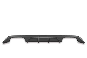 CSR Diffusor | Heckansatz mit ABE für VW Golf 7 R / R-Line HA253-C Carbon Look Hochglanz (keine Lackierung erforderlich)