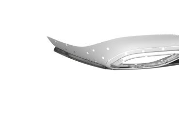 CSR Diffusor | Heckansatz mit ABE für Mercedes-Benz CLA X118 AMG-Line HA254-C Carbon Look Hochglanz (keine Lackierung erforderlich)