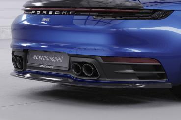 CSR Diffusor | Heckansatz mit ABE für Porsche 911/992 HA257-C Carbon Look Hochglanz (keine Lackierung erforderlich)