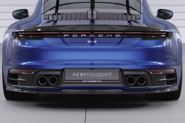 CSR Diffusor | Heckansatz mit ABE für Porsche 911/992 HA257-C Carbon Look Hochglanz (keine Lackierung erforderlich)