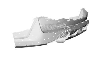 CSR Diffusor | Heckansatz mit ABE für Hyundai I30 N (PD) Fastback HA261-S strukturiert schwarz matt (keine Lackierung erforderlich)