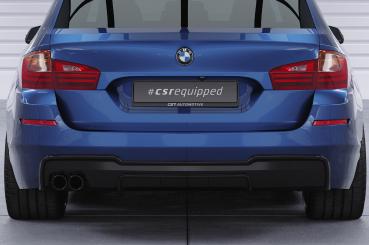 CSR Diffusor | Heckansatz mit ABE für BMW 5er F10 / F11 HA264-S strukturiert schwarz matt (keine Lackierung erforderlich)