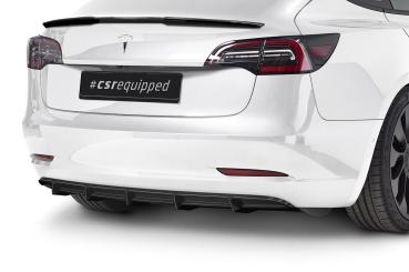 CSR Diffusor | Heckansatz mit ABE für Tesla Model 3 HA267-L Lackierung erforderlich (unlackiert roh)