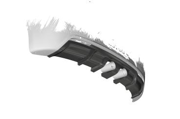 CSR Diffusor | Heckansatz mit ABE für VW Golf 6 R HA268-G Glossy schwarz Hochglanz (keine Lackierung erforderlich)