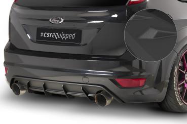 CSR Diffusor | Heckansatz mit ABE für Ford Focus ST MK2 HA271-S strukturiert schwarz matt (keine Lackierung erforderlich)