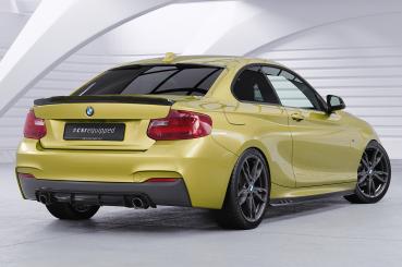 CSR Diffusor | Heckansatz mit ABE für BMW 2er (F22 / F23) Coupe und Cabrio HA273-G Glossy schwarz Hochglanz (keine Lackierung erforderlich)