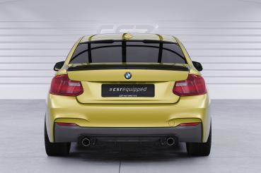 CSR Diffusor | Heckansatz mit ABE für BMW 2er (F22 / F23) Coupe und Cabrio HA273-G Glossy schwarz Hochglanz (keine Lackierung erforderlich)