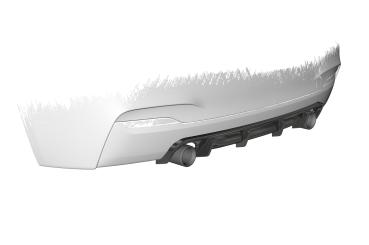 CSR Diffusor | Heckansatz mit ABE für BMW 2er (F22 / F23) Coupe und Cabrio HA273-G Glossy schwarz Hochglanz (keine Lackierung erforderlich)