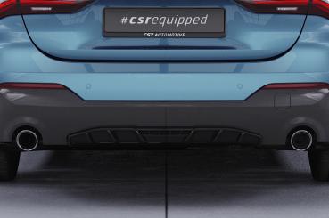CSR Diffusor | Heckansatz mit ABE für BMW 4er (G22/G23) M-Paket und M440 HA276-S strukturiert schwarz matt (keine Lackierung erforderlich)