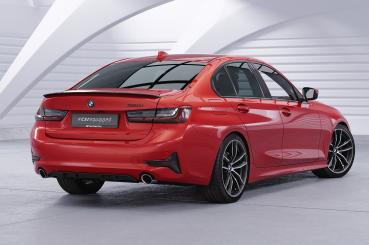 CSR Diffusor | Heckansatz mit ABE für BMW 3er Limousine und Touring (G20/G21) HA278-S strukturiert schwarz matt (keine Lackierung erforderlich)