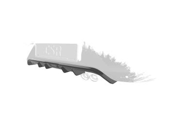 CSR Diffusor | Heckansatz mit ABE für Hyundai I10 3. Generation HA280-L Lackierung erforderlich (unlackiert roh)