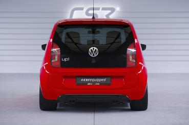 CSR Diffusor | Heckansatz mit ABE für VW up! / e-up! Basis HA283-S strukturiert schwarz matt (keine Lackierung erforderlich)