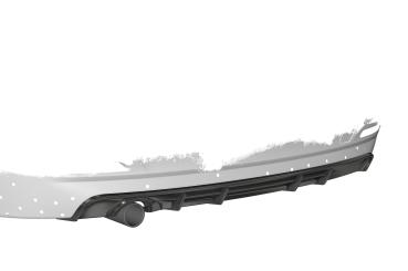 CSR Diffusor | Heckansatz mit ABE für BMW 3er F31 Touring LCI HA287-S strukturiert schwarz matt (keine Lackierung erforderlich)