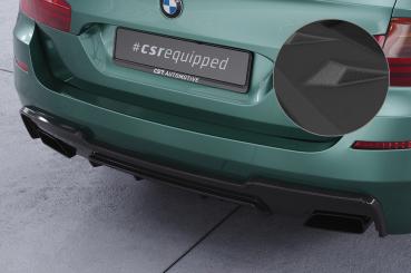 CSR Diffusor | Heckansatz mit ABE für BMW 5er F10/F11 550i/550d M-Paket HA290-S strukturiert schwarz matt (keine Lackierung erforderlich)