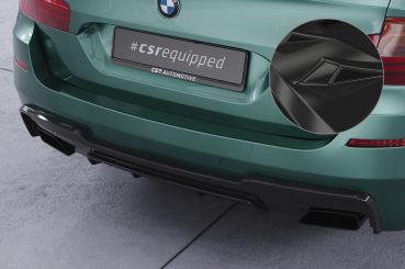 CSR Diffusor | Heckansatz mit ABE für BMW 5er F10/F11 550i/550d M-Paket HA290-G Glossy schwarz Hochglanz (keine Lackierung erforderlich)