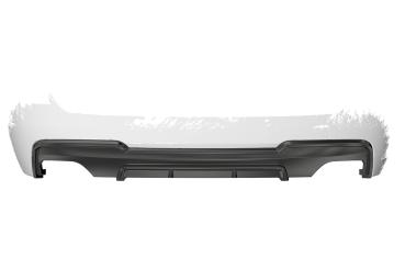 CSR Diffusor | Heckansatz mit ABE für BMW 5er F10/F11 550i/550d M-Paket HA290-G Glossy schwarz Hochglanz (keine Lackierung erforderlich)