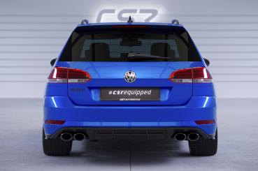 CSR Diffusor | Heckansatz mit ABE für VW Golf 7 Variant R HA294-S strukturiert schwarz matt (keine Lackierung erforderlich)
