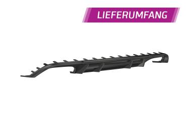 CSR Diffusor | Heckansatz mit ABE für VW Golf 7 Variant R HA294-S strukturiert schwarz matt (keine Lackierung erforderlich)