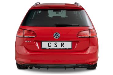 CSR Diffusor | Heckansatz mit ABE für VW Golf 7 Variant HA296-G Glossy schwarz Hochglanz (keine Lackierung erforderlich)