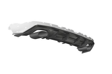 CSR Diffusor | Heckansatz mit ABE für Seat Leon 3 (Typ 5F) Cupra HA298-C Carbon Look Hochglanz (keine Lackierung erforderlich)