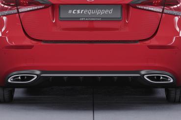 CSR Diffusor | Heckansatz mit ABE für Mercedes-Benz A-Klasse (W177) HA300-S strukturiert schwarz matt (keine Lackierung erforderlich)