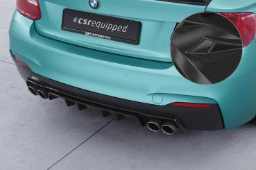 CSR Diffusor | Heckansatz mit ABE für BMW 2er F22 / F23 M-Paket HA306-C Carbon Look Hochglanz (keine Lackierung erforderlich)