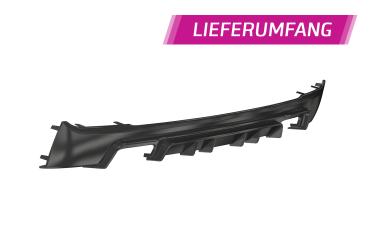 CSR Diffusor | Heckansatz mit ABE für BMW 2er F22 / F23 M-Paket HA306-S strukturiert schwarz matt (keine Lackierung erforderlich)