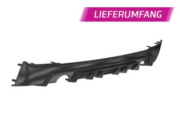 CSR Diffusor | Heckansatz mit ABE für BMW 2er F22 / F23 M-Paket HA308-S strukturiert schwarz matt (keine Lackierung erforderlich)