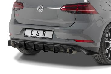 CSR Racing Diffusor | Heckansatz für VW Golf 7 (Typ AU) GTI TCR HA311-L Lackierung erforderlich (unlackiert roh)