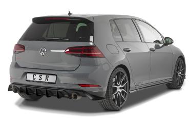 CSR Racing Diffusor | Heckansatz für VW Golf 7 (Typ AU) GTI TCR HA311-L Lackierung erforderlich (unlackiert roh)