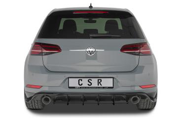 CSR Racing Diffusor | Heckansatz für VW Golf 7 (Typ AU) GTI TCR HA311-L Lackierung erforderlich (unlackiert roh)