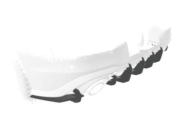 CSR Racing Diffusor | Heckansatz für VW Golf 8 (Typ CD) GTI Clubsport HA316-B Lackierung erforderlich (unlackiert)