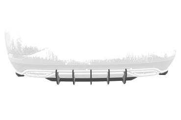 CSR Racing Diffusor | Heckansatz für VW Polo 6 2G (Typ AW) R-Line HA317-B Lackierung erforderlich (unlackiert)