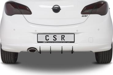 CSR Racing Diffusor | Heckansatz für Opel Corsa E Gsi HA321-B Lackierung erforderlich (unlackiert)