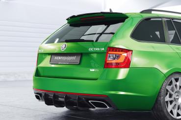 CSR Racing Diffusor | Heckansatz für Skoda Octavia 3 (Typ 5E) RS HA322-L Lackierung erforderlich (unlackiert roh)
